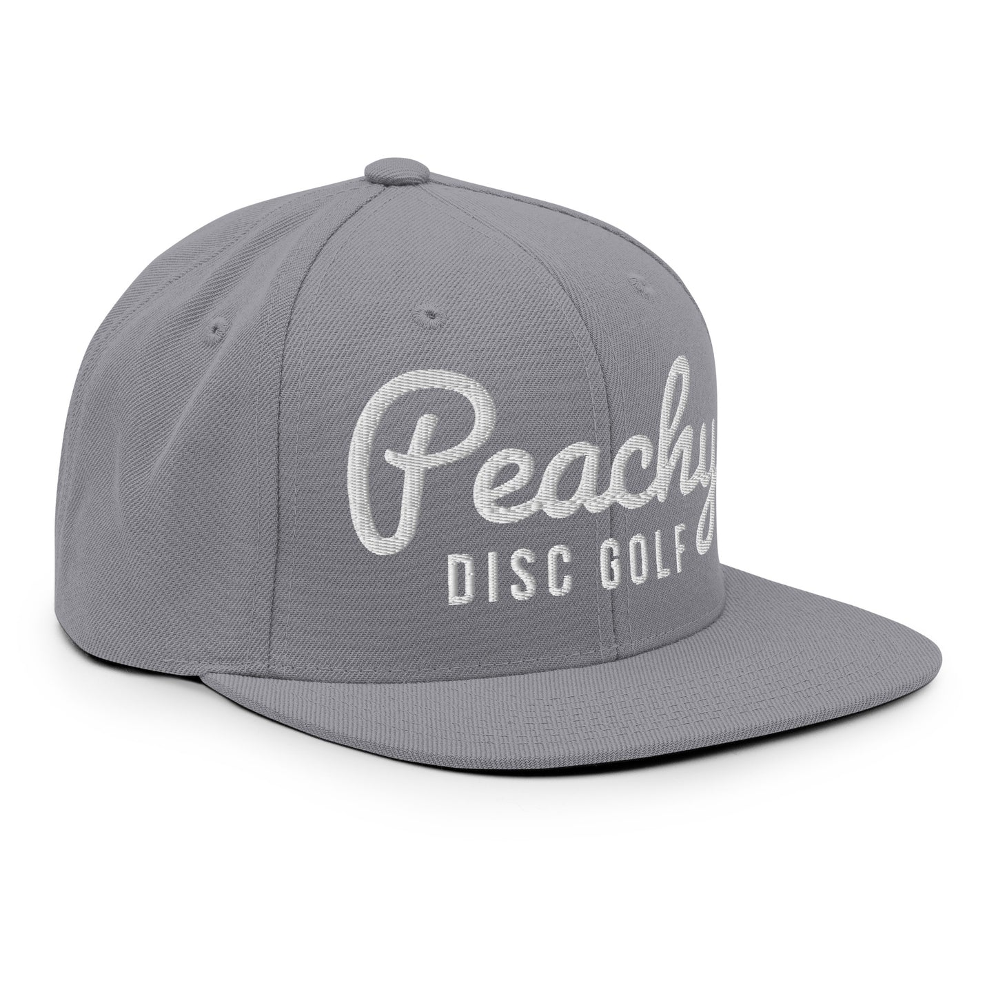 Flat-brim Snapback - Peachy Disc Golf